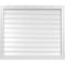 Ekena Millwork Vertical Surface Mount PVC Gable Vent: Functional, w/ 2"W x 1-1/2"P Brickmould Frame, 38"W x 32"H GVPVE38X3202SF - alternate 1